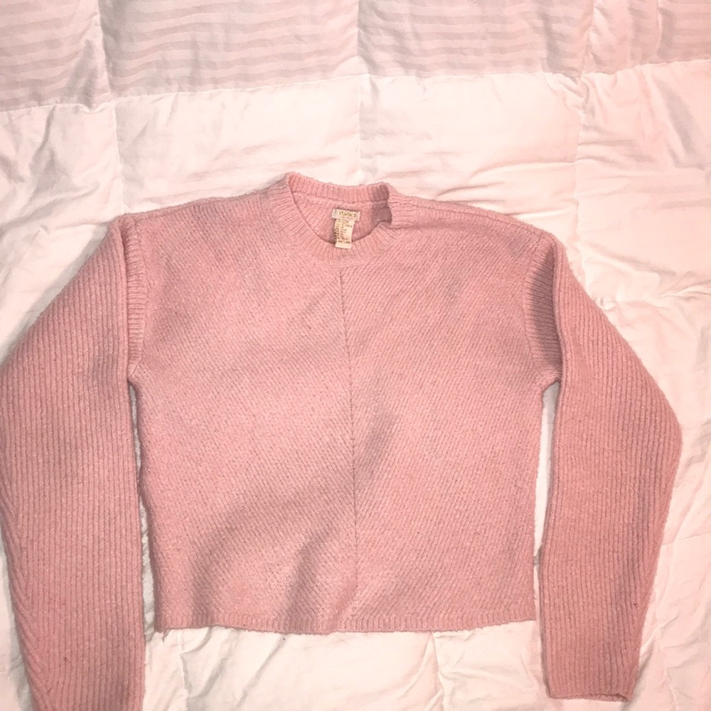 pink forever 21 sweater